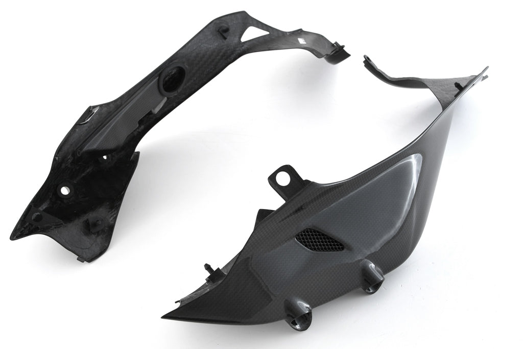Carcasa trasera inferior izquierda y derecha de carbono Fullsix Ducati Panigale V4/S (2025) 