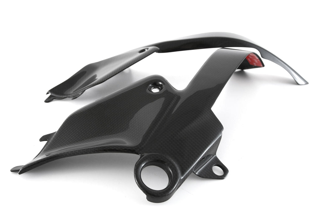 Juego de cubiertas de chasis alargadas de carbono Fullsix para Ducati Panigale V4/S (2025) 