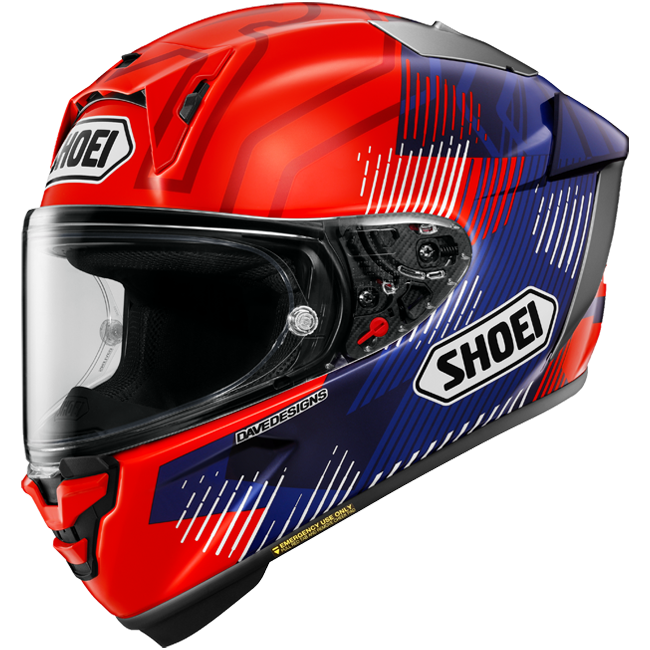 Casco Shoei X-SPR PRO MARQUEZ8 TC-1 Réplica de Marc Márquez 2024 