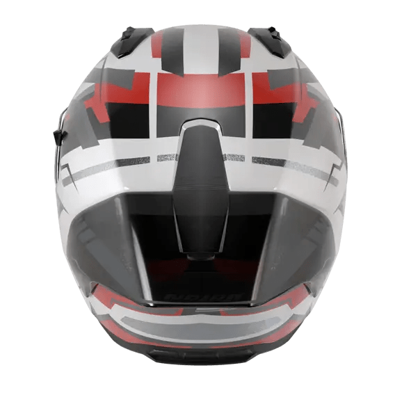 Nolan N60-6 Sport Casco Corsa Blanco / Negro / Rojo / Acabado Metálico 356 