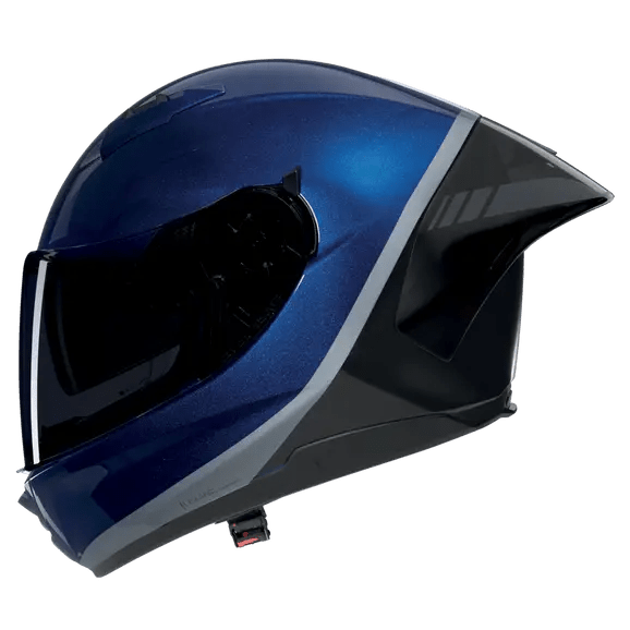 Casco Nolan N60-6 Sport Pintura Especial Azul Profundo / Negro / Plata 346 