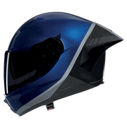 Casco Nolan N60-6 Sport Pintura Especial Azul Profundo / Negro / Plata 346 