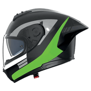 Casco Nolan N60-6 Sport Contrasto Negro / Verde Fluorescente / Acabado Brillante 358 