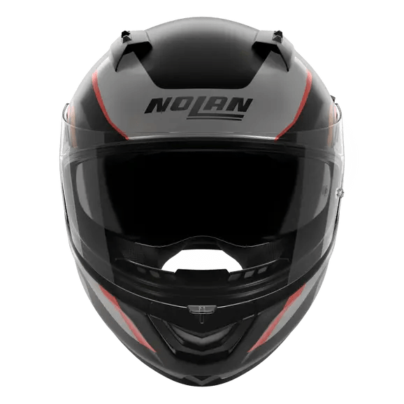 Casco Nolan N60-6 Sport Lesmo Negro / Rojo / Antracita / Acabado de superficies metálicas doradas 353 