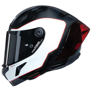 Nolan X-804 RS Casco Ultra Carbon Blanco/Rojo Asso di Picche 343 
