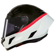 Nolan X-804 RS Casco Ultra Carbon Blanco/Rojo D.O.C 346 