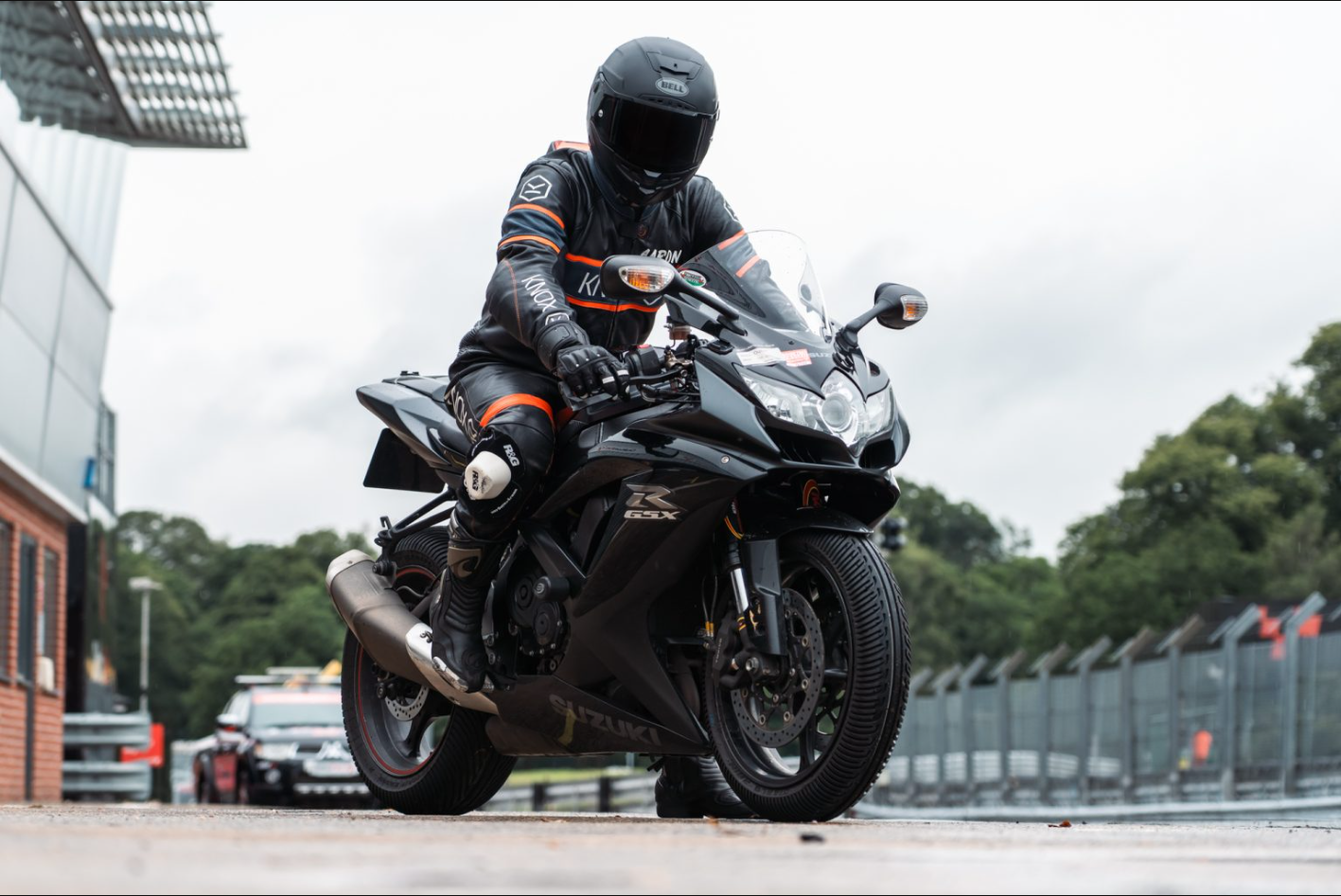 Knox Oulton MK2 Sport Lederhandschuhe | Herren | Schwarz/Weiß | 1011352160050