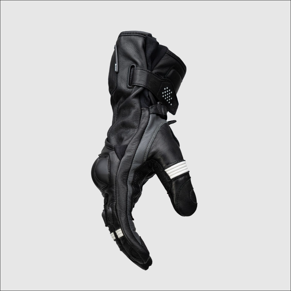 Knox Oulton MK2 Sport Lederhandschuhe | Herren | Schwarz/Weiß | 1011352160050