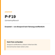 Akrapovic Zylinderkopfflansch P-F19 — Platzhalter, kein Herstellerfoto verfügbar