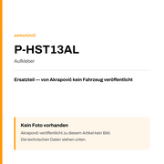 Akrapovic Aufkleber P-HST13AL — Platzhalter, kein Herstellerfoto verfügbar