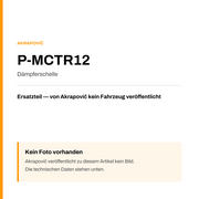 Akrapovic Dämpferschelle P-MCTR12 — Platzhalter, kein Herstellerfoto verfügbar