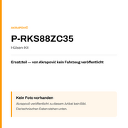 Akrapovic Hülsen-Kit P-RKS88ZC35 — Platzhalter, kein Herstellerfoto verfügbar