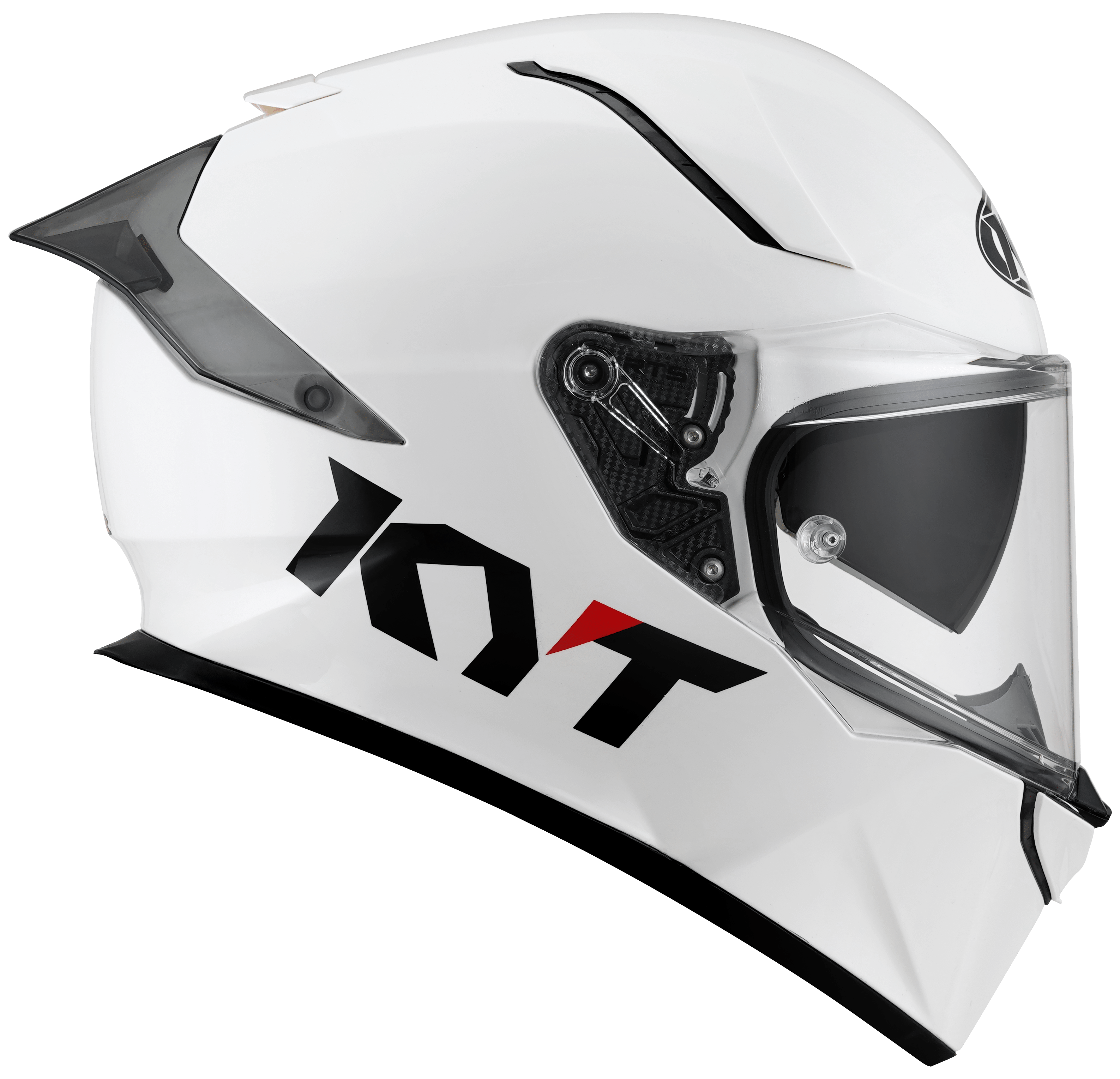 Casco KYT R2R Plain Blanco Y6R200W3 
