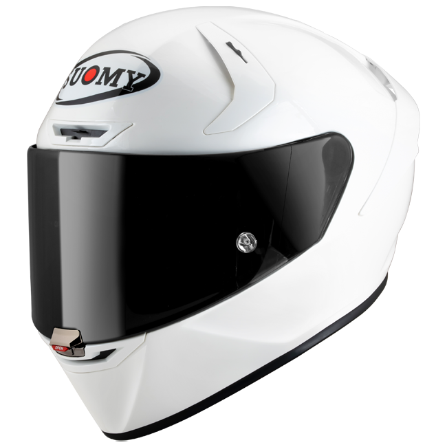 Suomy SR-GP Evo Casco Liso Blanco Perla Brillante K6S200W3 