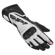 Guantes de cuero para moto Spidi STR-6 Sport | Mujer | Negro/Blanco | A222011 