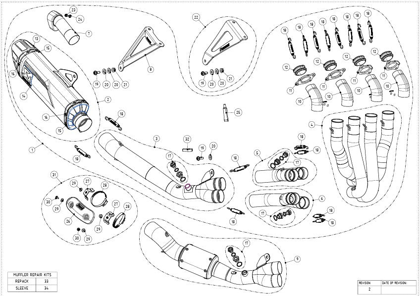 Akrapovic Evolution Line (Titanio) Honda CBR 1000 RR-R SC82 (24-26) S-H10E4-APLT 