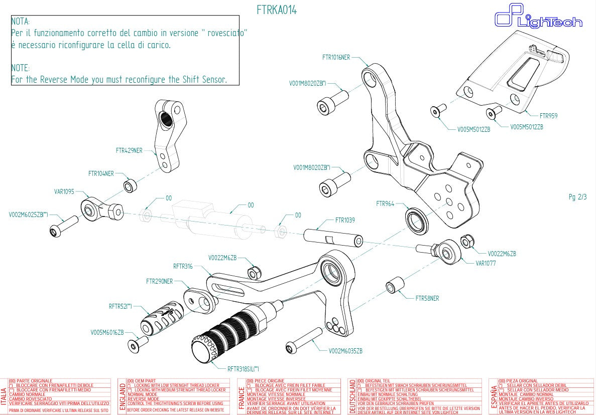 Sistema de frenos Track-Use LighTech Kawasaki ZX-4 RR (23-25) FTRKA014 