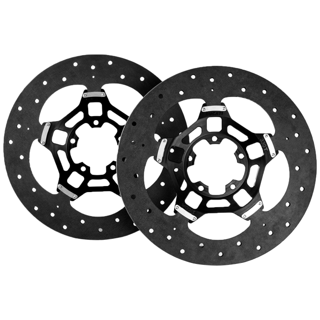 Kit SICOM Carbon-Cerámica Discos de freno Estilo GP SSP 330x6mm Ducati Panigale V4/S/R (25-26) 