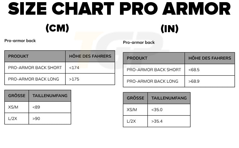 Dainese protector de espalda Pro-Armor Back Long 2.0 - Altura >175cm/68.9in | 20187621000100 