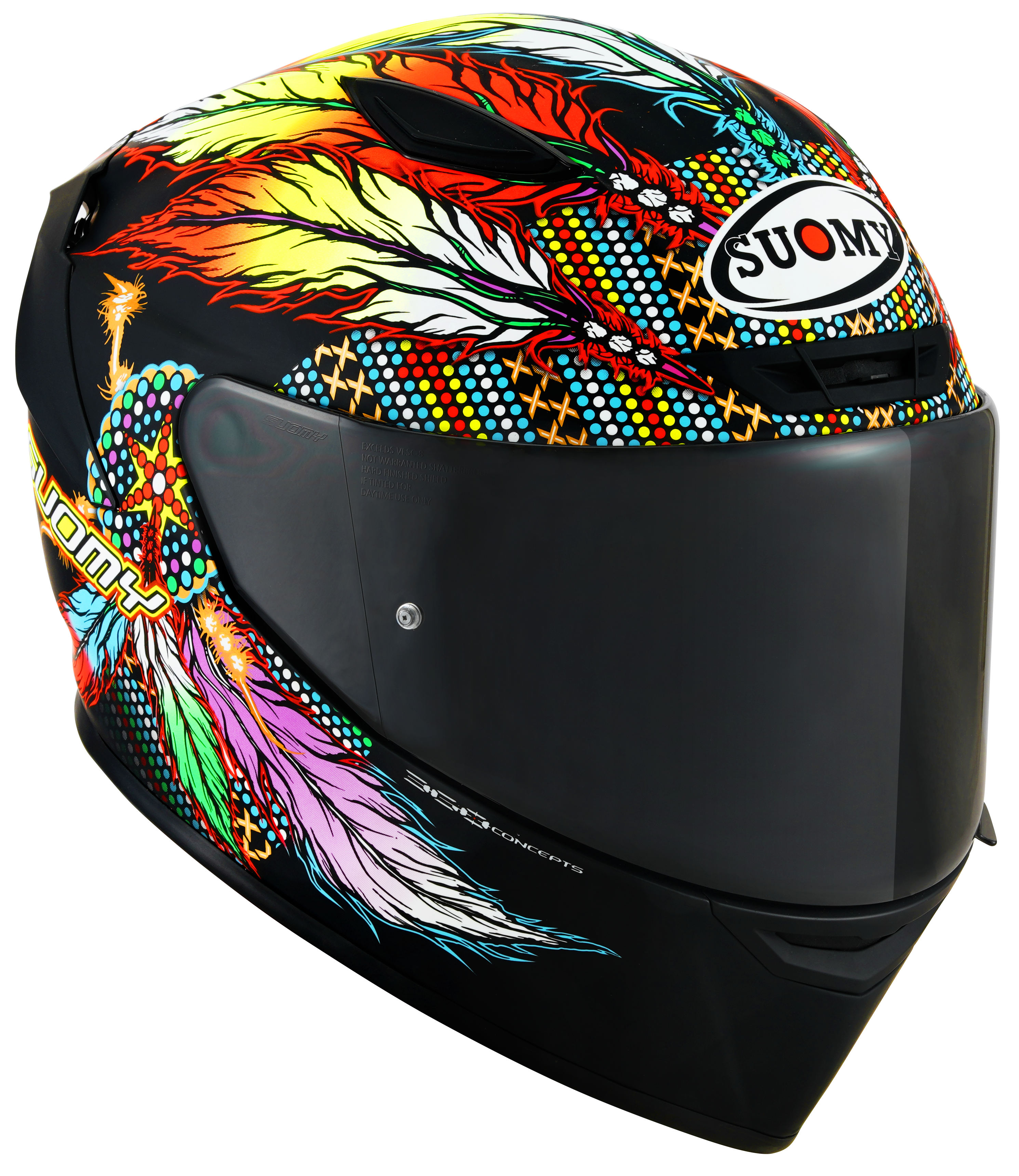 Suomy Track-1 Casco Chieftain Negro Mate K6T10014 