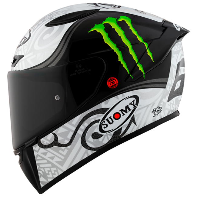 Suomy Track-1 Casco Francesco Pecco Bagnaia Replica de la Prueba de Invierno 2023 K6T10015 
