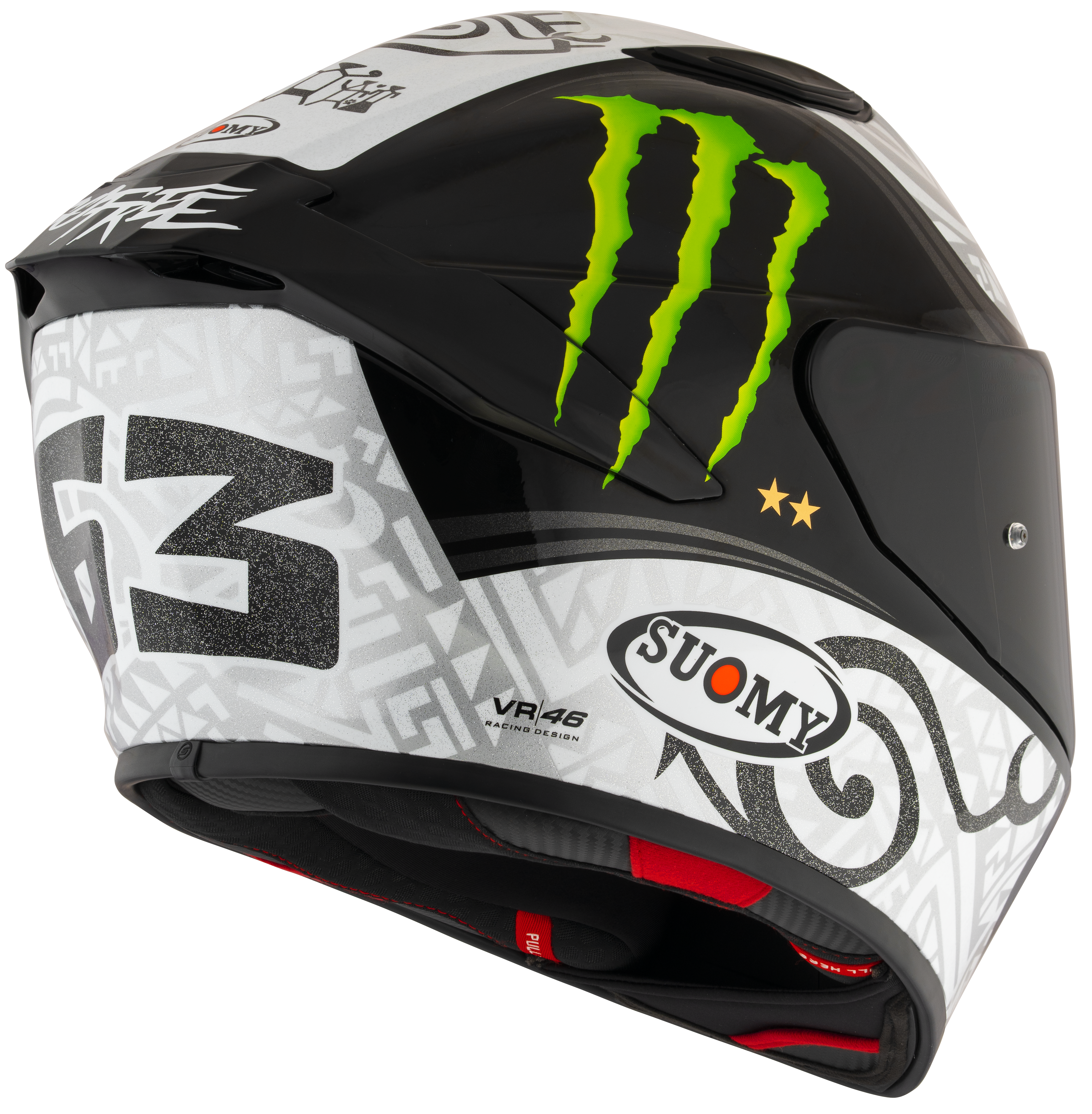 Suomy Track-1 Casco Francesco Pecco Bagnaia Replica de la Prueba de Invierno 2023 K6T10015 