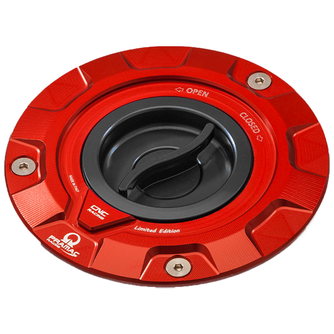 Tapa de combustible con cierre rápido Pramac Racing Edición Limitada CNC Racing Ducati Panigale V4/S (2025) TS423PR 