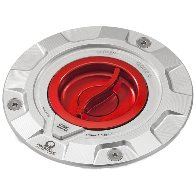 Tapa de combustible con cierre rápido Pramac Racing Edición Limitada CNC Racing Ducati Panigale V4/S (2025) TS423PR 