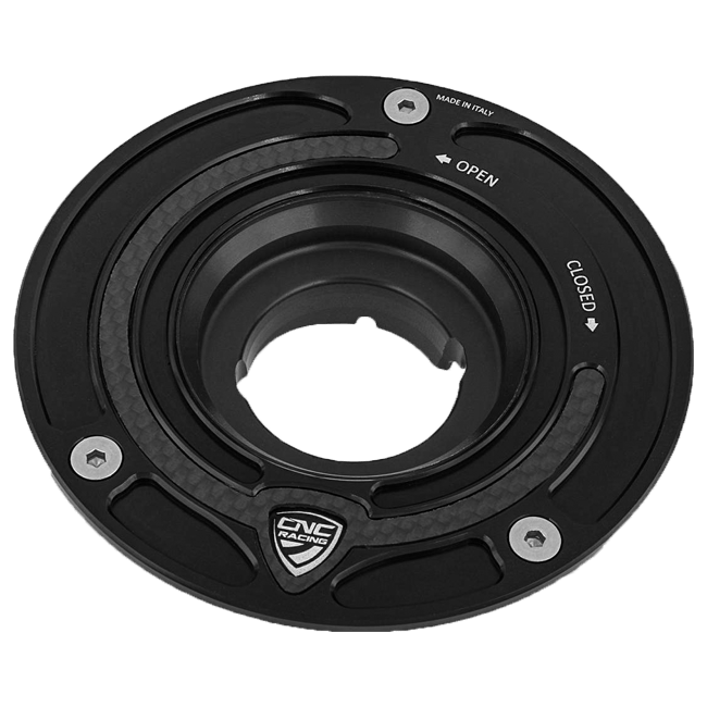 Tapa de tanque con brida de carbono CNC Racing Ducati Panigale V4/S (2025) TSB01 