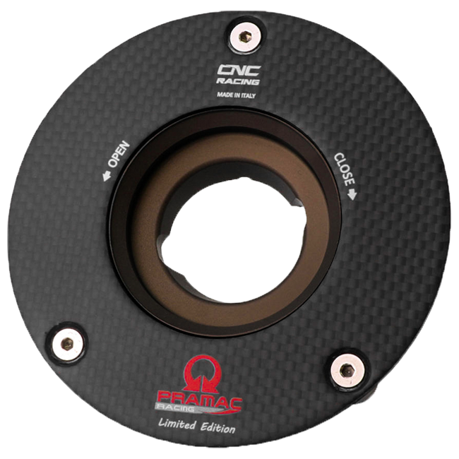 Tapa de tanque de carbono Pramac Racing Edición Limitada CNC Racing Ducati Panigale V4/S (2025) TSB21PR 