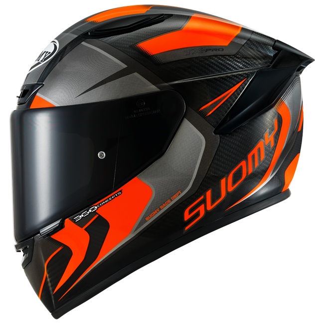 Suomy TX-Pro Casco Carbono Advance Naranja Fluo K6TX0004 