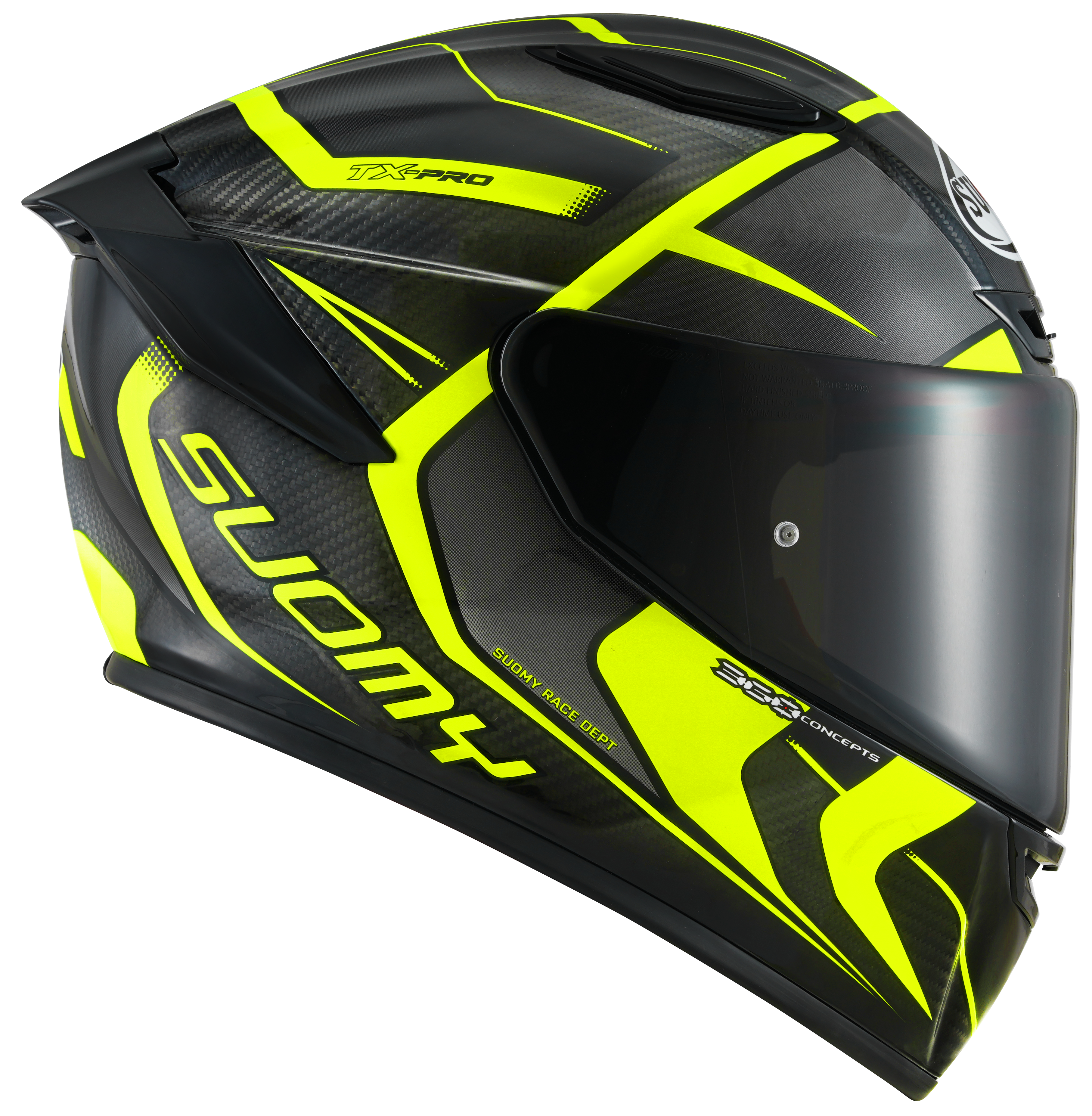 Suomy TX-Pro Casco Carbono Advance Amarillo Fluo K6TX0005 