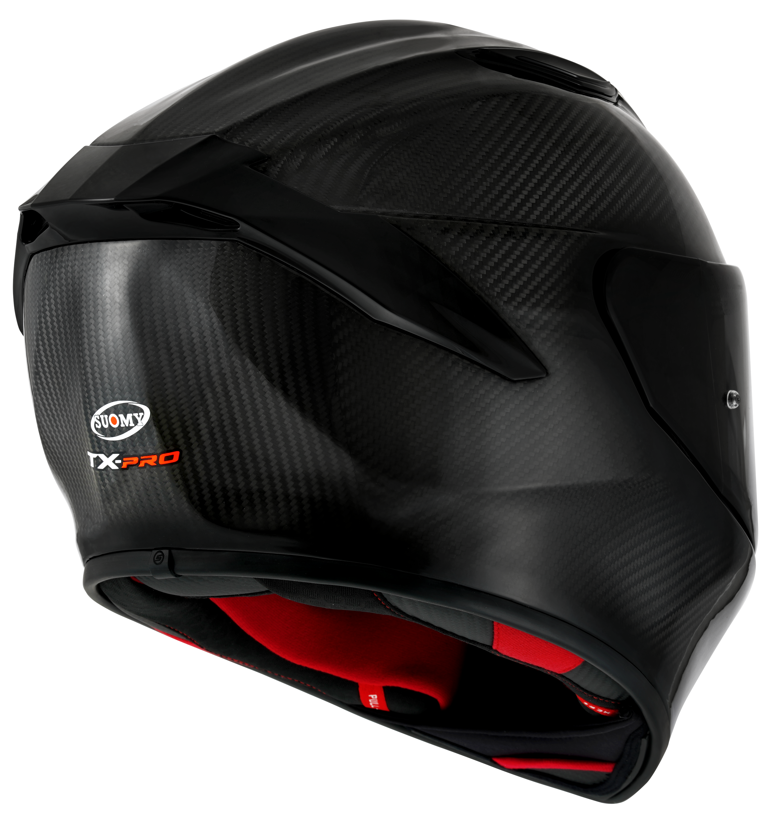 Suomy TX-Pro Casco Carbono brillo vista carbono K6TX0007 