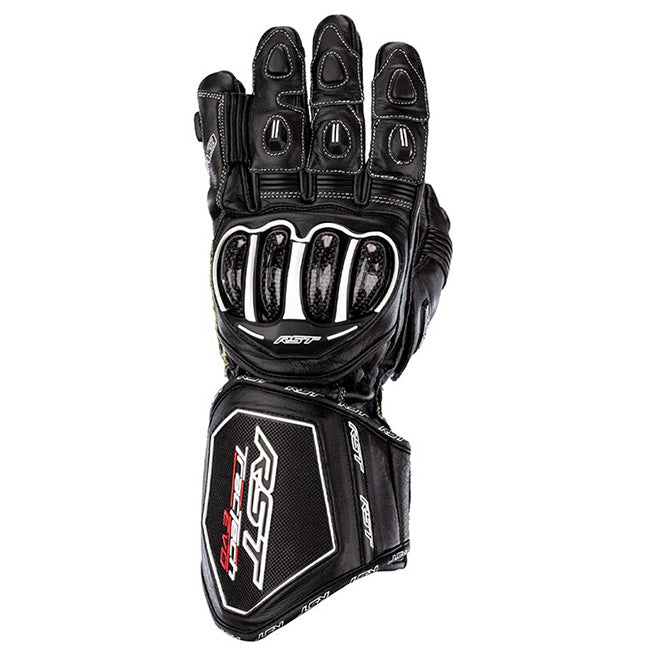 RST Tractech Evo 4 guantes de cuero para motocicleta | Mujer | Negro | 103495 