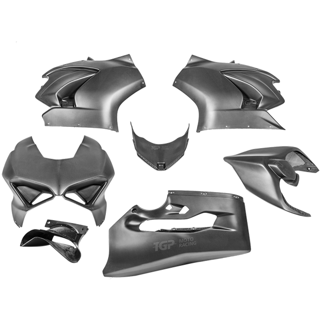 Juego completo de carenados de carbono PlasticBike Ducati Panigale V2 955 (20-24) 