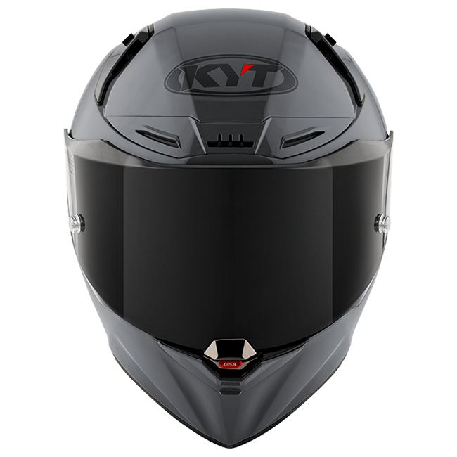 Casco de competición KYT R1R Plain gris Y6R100W1 