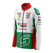 Sudadera con cremallera réplica 2026 del equipo de carreras LCR Honda Johann Zarco #5 para hombre IXON 