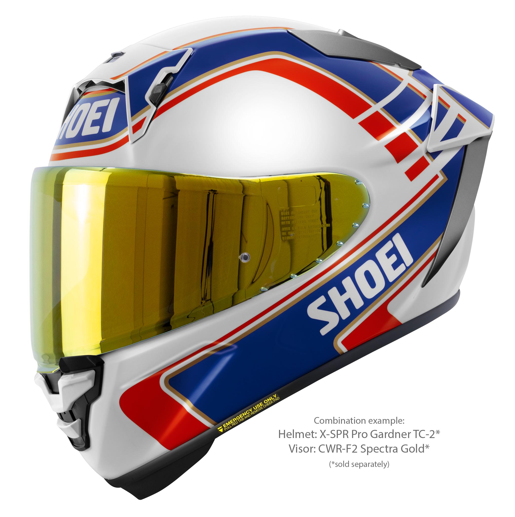 Shoei X-SPR PRO Casco Réplica Wayne Gardner TC-2 