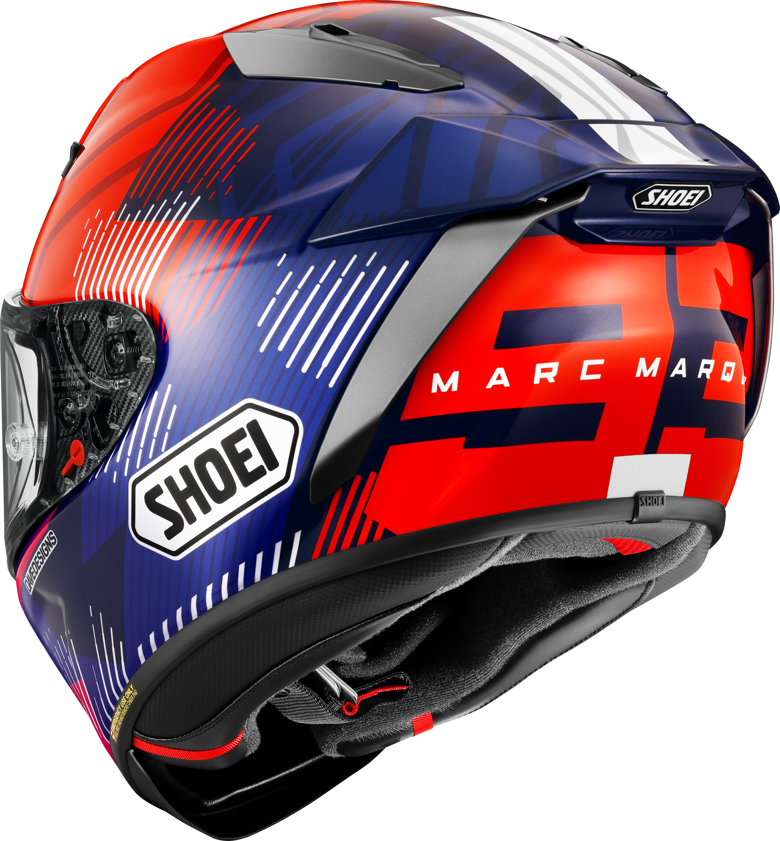 Casco Shoei X-SPR PRO MARQUEZ8 TC-1 Réplica de Marc Márquez 2024 