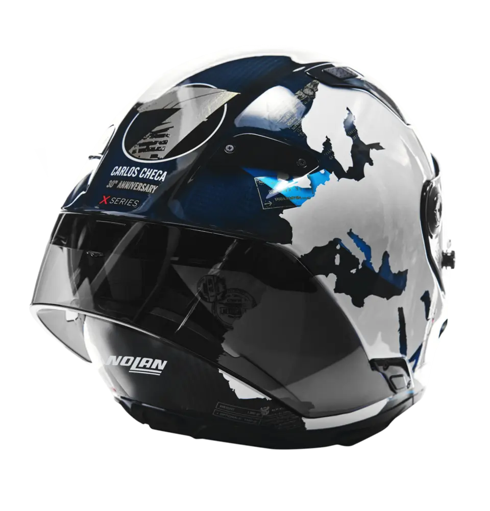 Nolan X-804 RS Casco Ultra Carbon Carlos Checa Réplica Edición Especial 30 Aniversario 355 