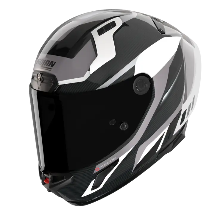 Nolan X-804 RS Casco Ultra Carbon Lesmo Blanco/Negro/Gris 363 