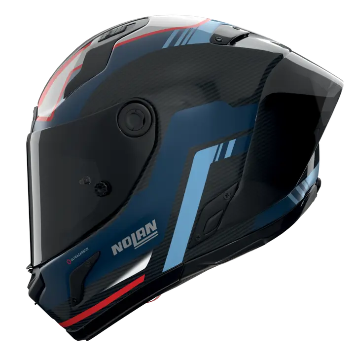 Casco Nolan X-804 RS Ultra Carbon Piega Oscuro Azul/Azul/Rojo 366 