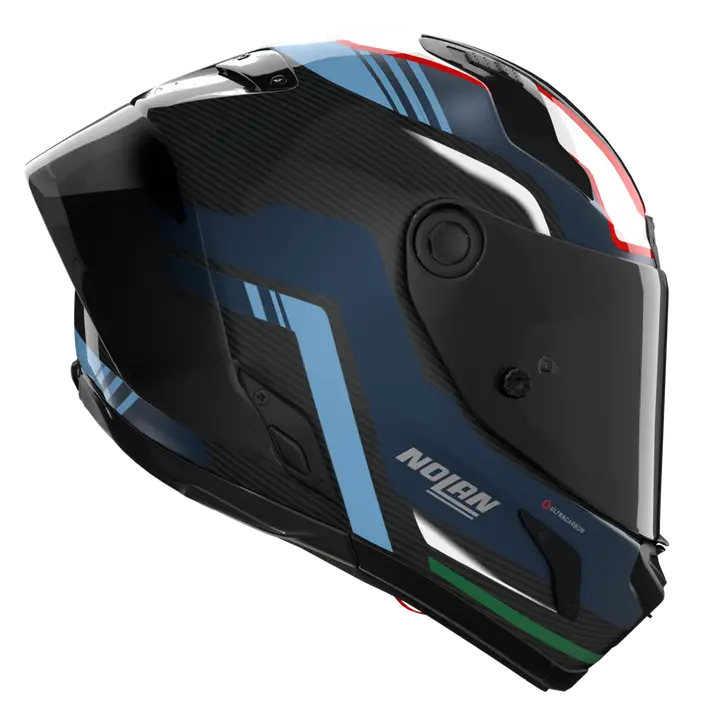 Casco Nolan X-804 RS Ultra Carbon Piega Oscuro Azul/Azul/Rojo 366 