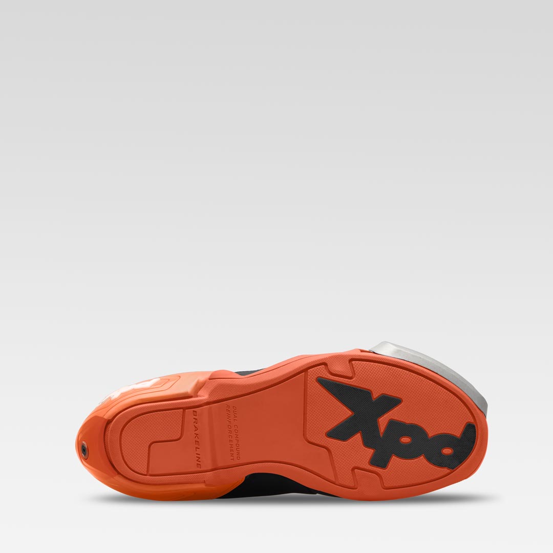 XPD X10-R Botas de Moto de Competición y Calle | Hombre | Negro/Naranja 