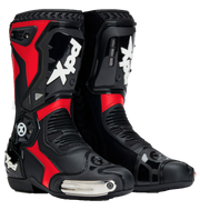 XPD XP6-S botas de moto | Hombre | Rojo/Negro 