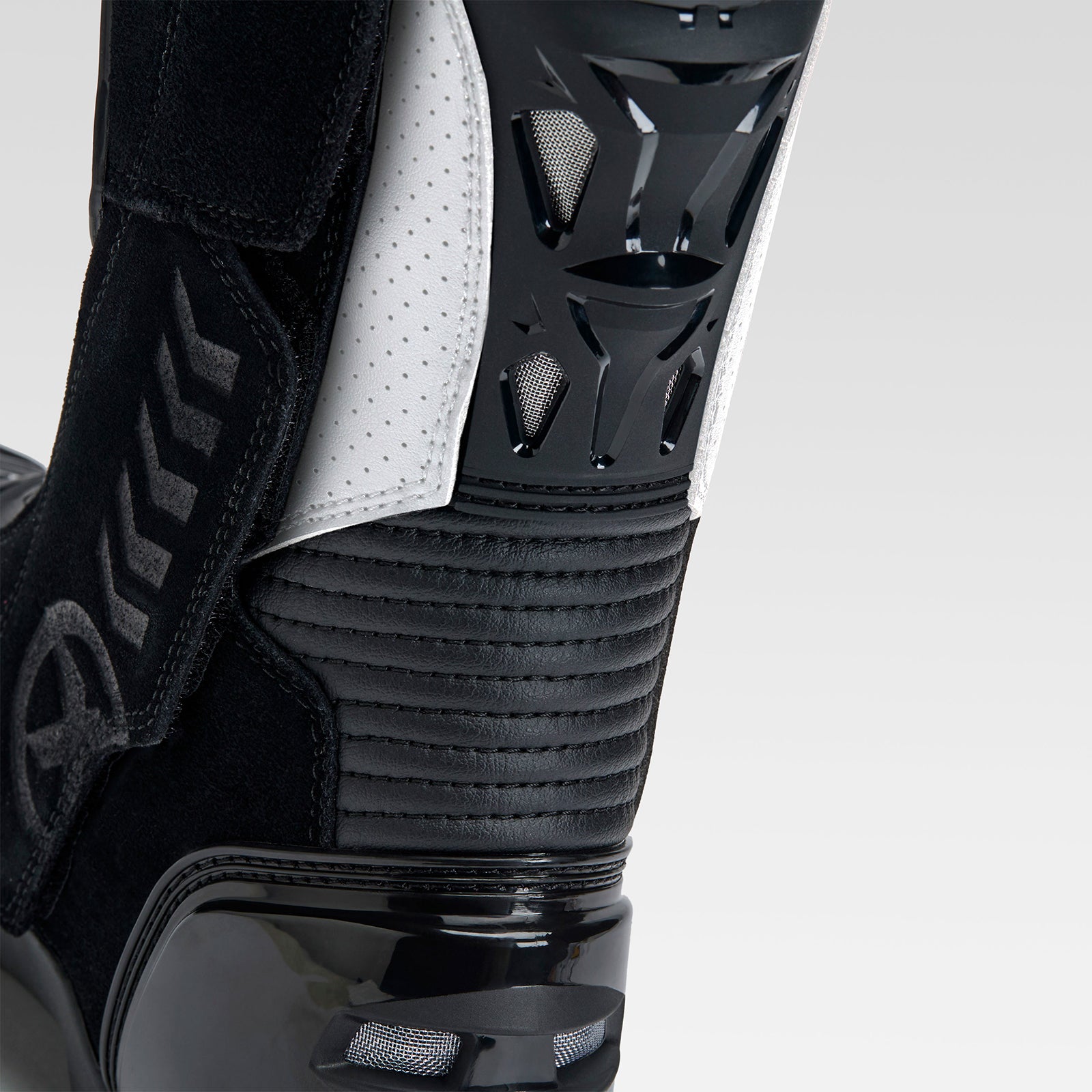 XPD XP-Mode botas de motocicleta | Hombres | Negro/Blanco 