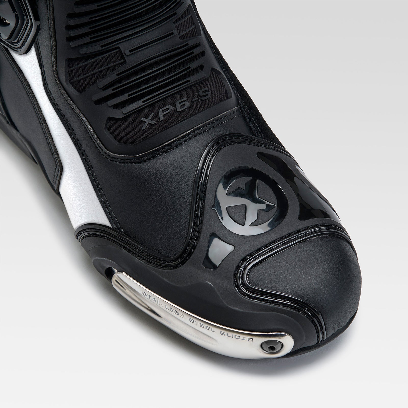 XPD XP6-S botas de moto | Hombre | Blanco/Negro 