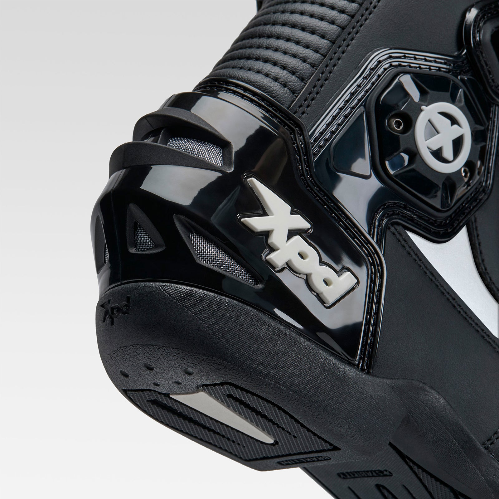 XPD XP-Mode botas de motocicleta | Hombres | Negro/Blanco 
