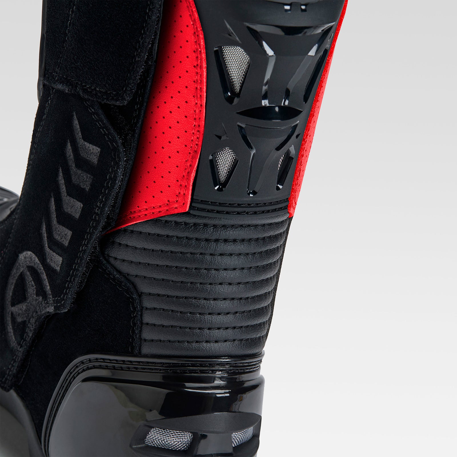 XPD XP6-S botas de moto | Hombre | Rojo/Negro 