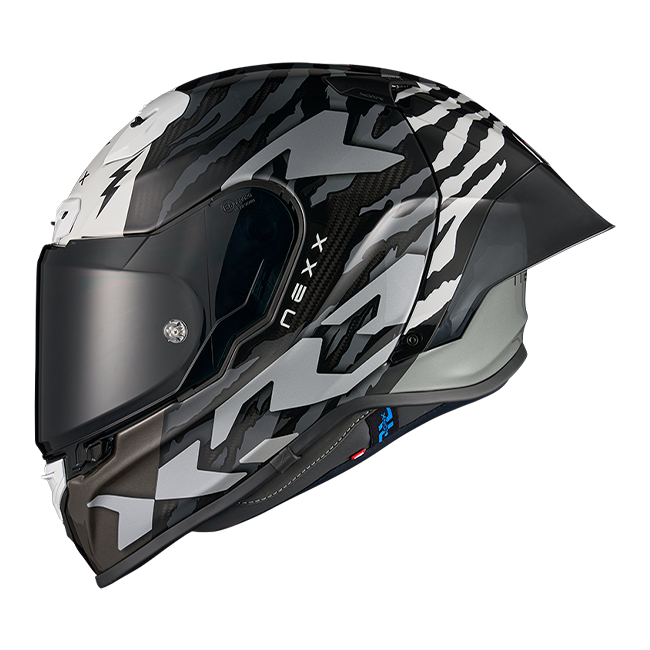 Casco Nexx X.R3R Ziger Carbon Negro Gris 01XR323513066 